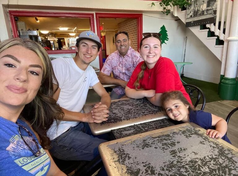 Met some family in St. John, Canada!
