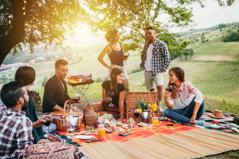 End of summer party ideas: picnic party