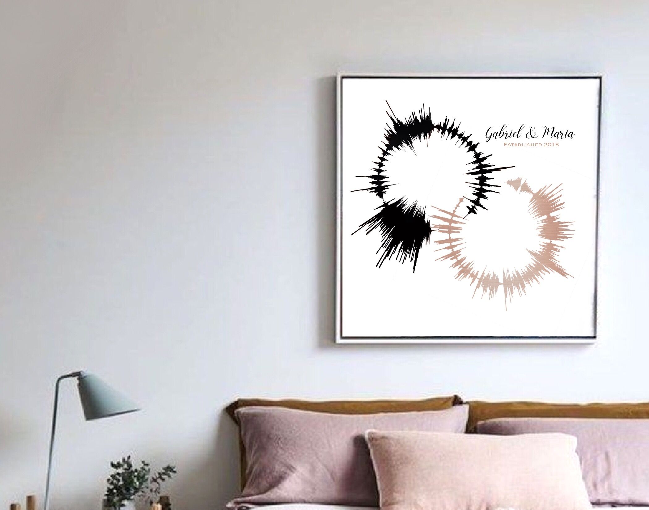 Rindle Waves Custom Sound Wave Art + Updated Prices - The Knot