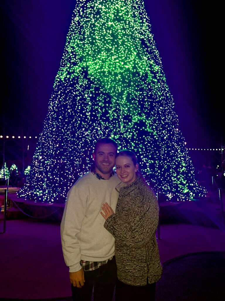 They spent time celebrating Christmas and New Year’s together and creating special holiday memories, like enjoying the Dollywood lights.