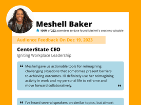 Meshell R Baker - Corporate Speaker - Dallas, TX - Hero Gallery 1
