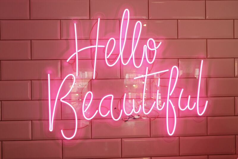 Neon sign - pink party ideas