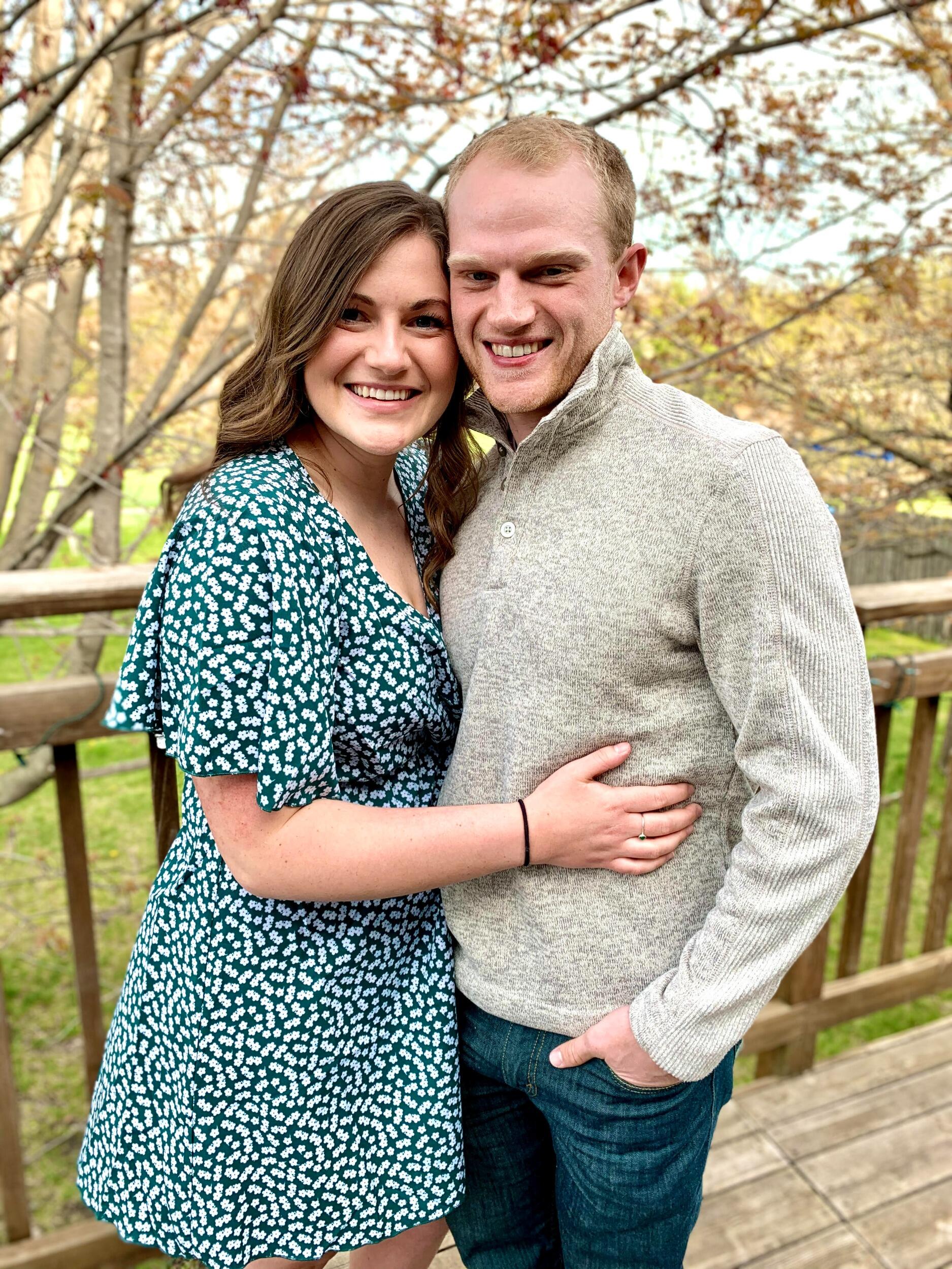 Tanner and Bina connected on a dating app, and made it official with their first photo together in the spring of 2021.