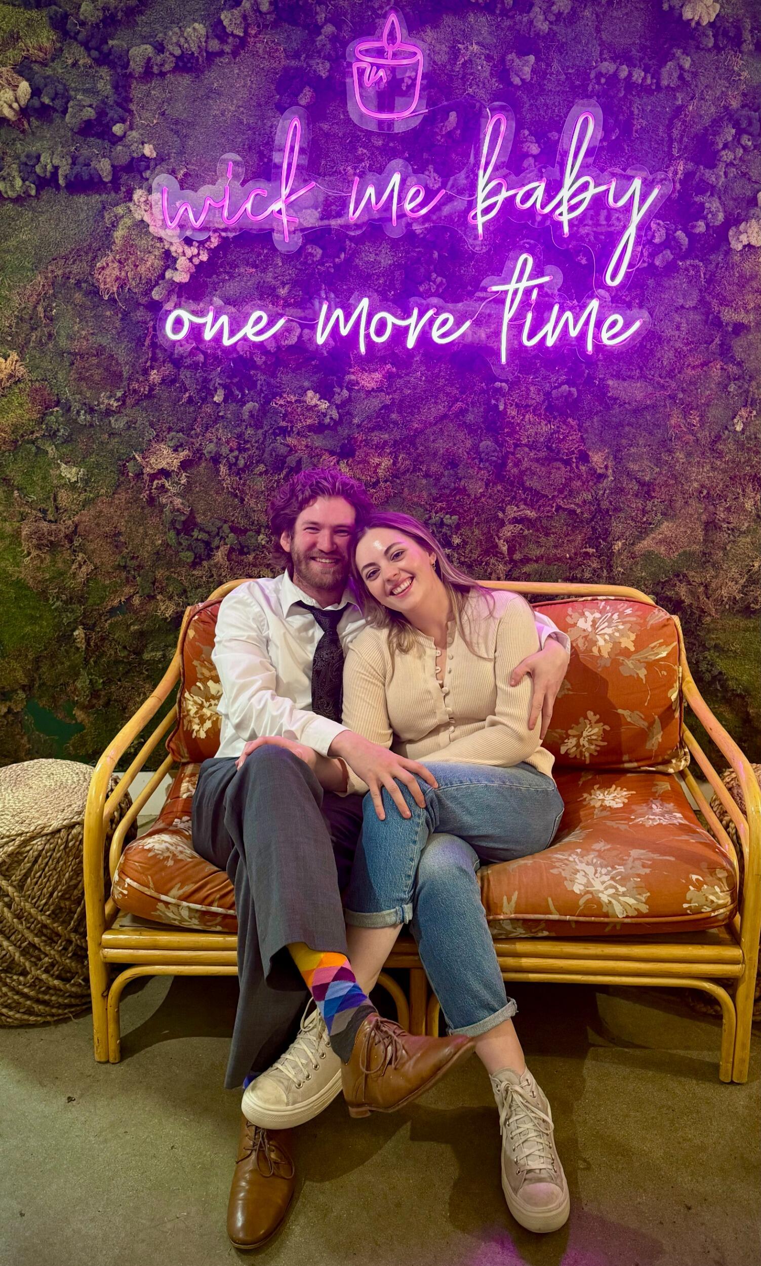 First date as a couple at the Wick Lab in Sandy, UT. 