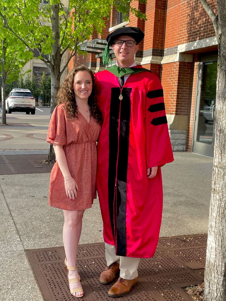 Medical school graduation for Jacob. MD has a nice ring to it 🎓 