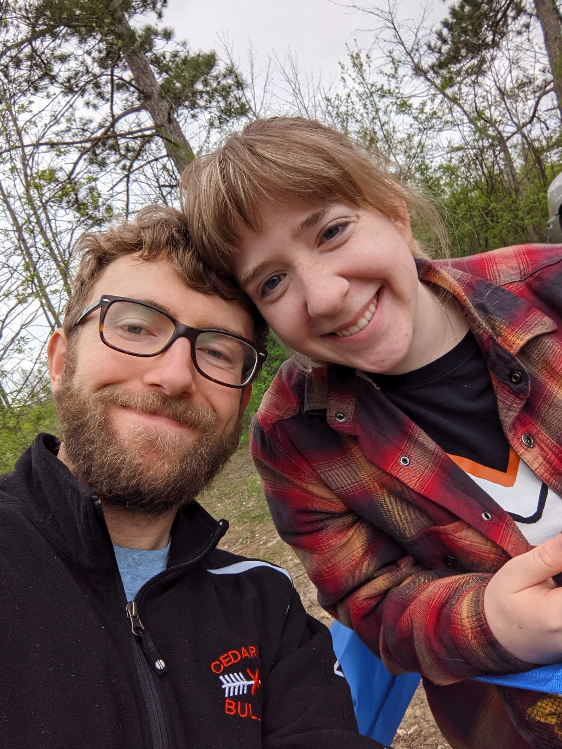 Two week summer break meant going on our first camping trip.