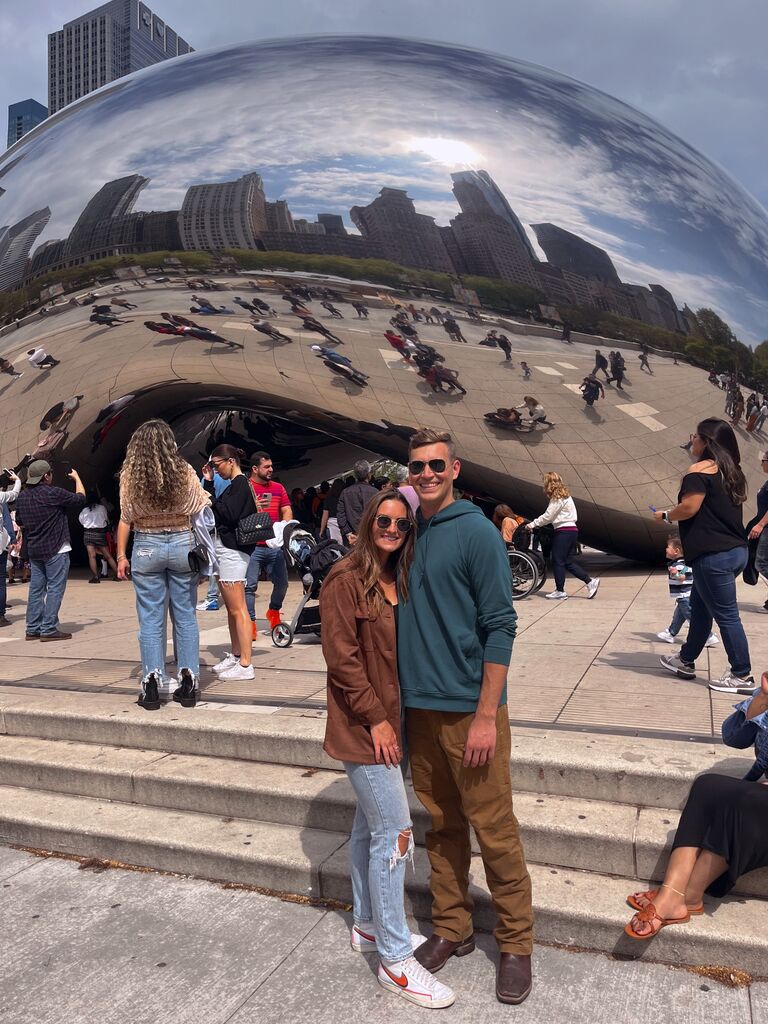 Cooper and Sadie continued to talk and get to know each other until their first date when Sadie came home from college for the summer. We went to the Shedd Aquarium in downtown Chicago! 