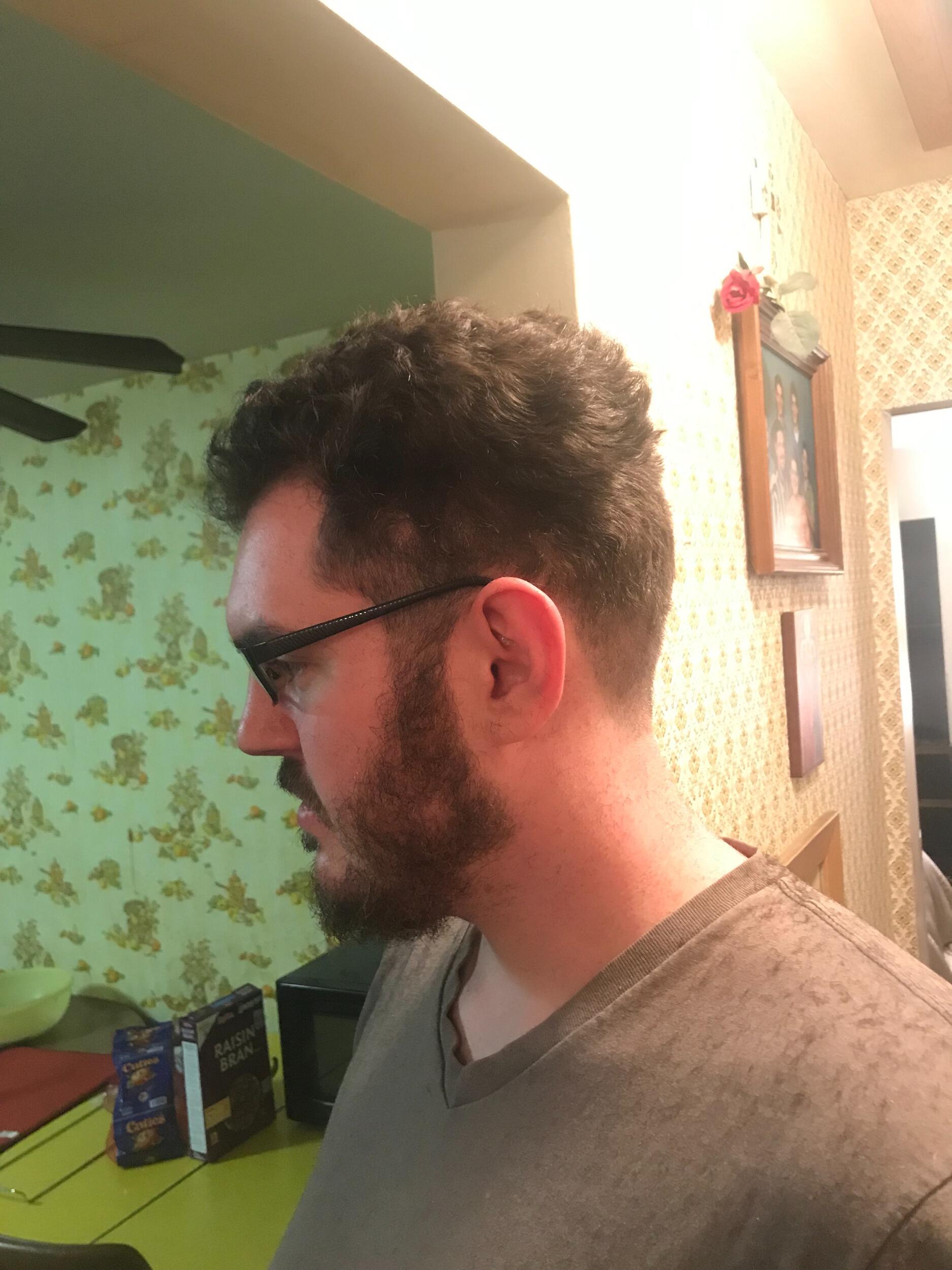 A.J. let Kat cut his hair for the first time. Now she's pretty much his permanent barber. Not bad for a COVID-cut.