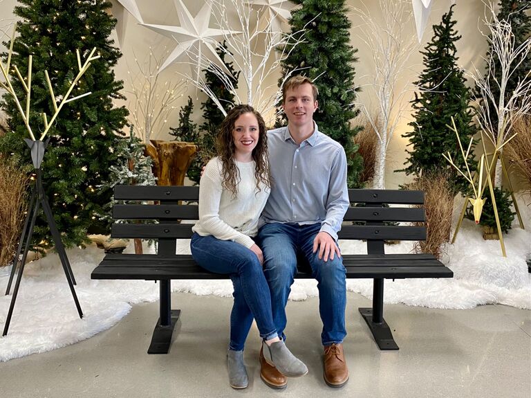 Our first Christmas as a couple! Together-  the only gift we need 🎄 
