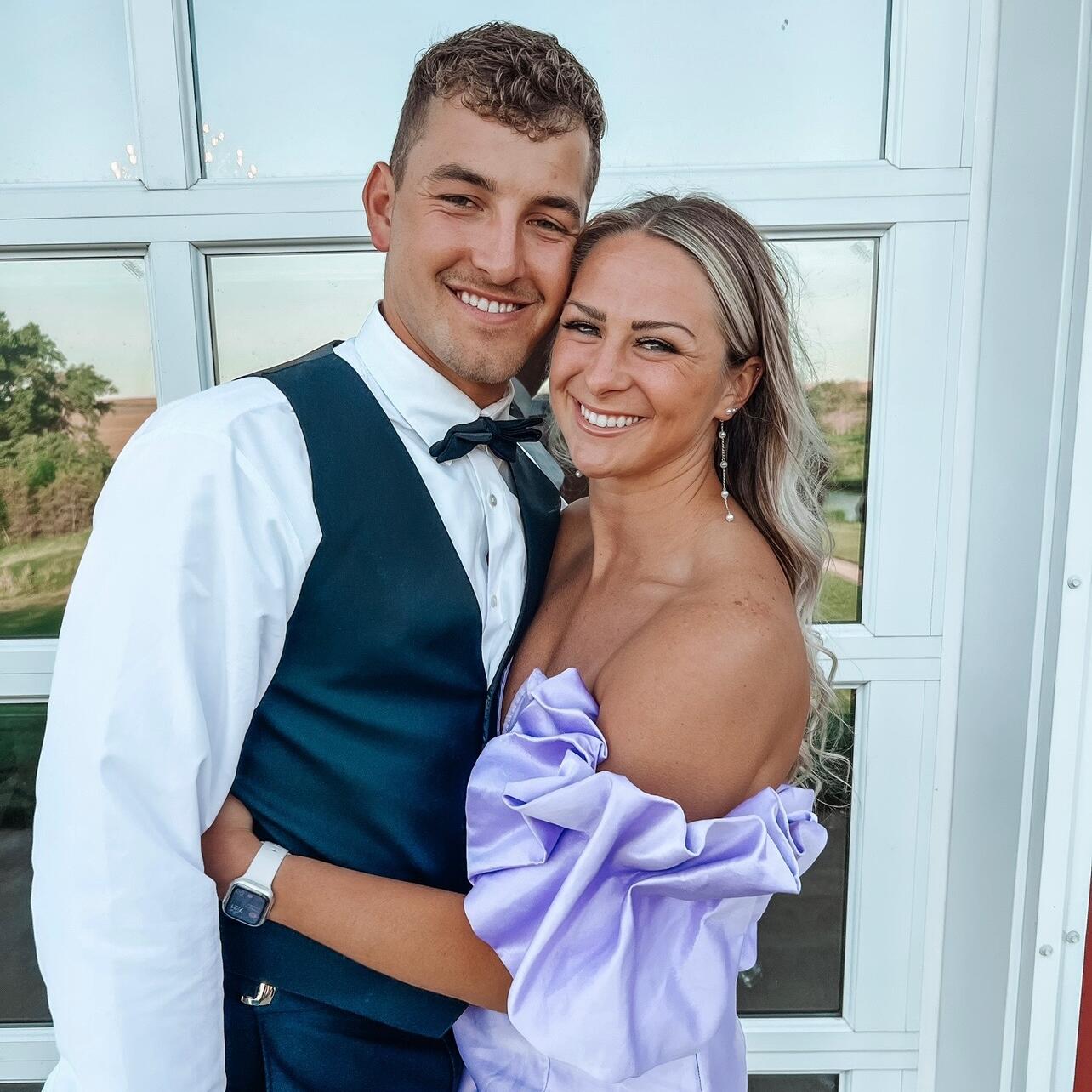 Celebrating their friends' love!