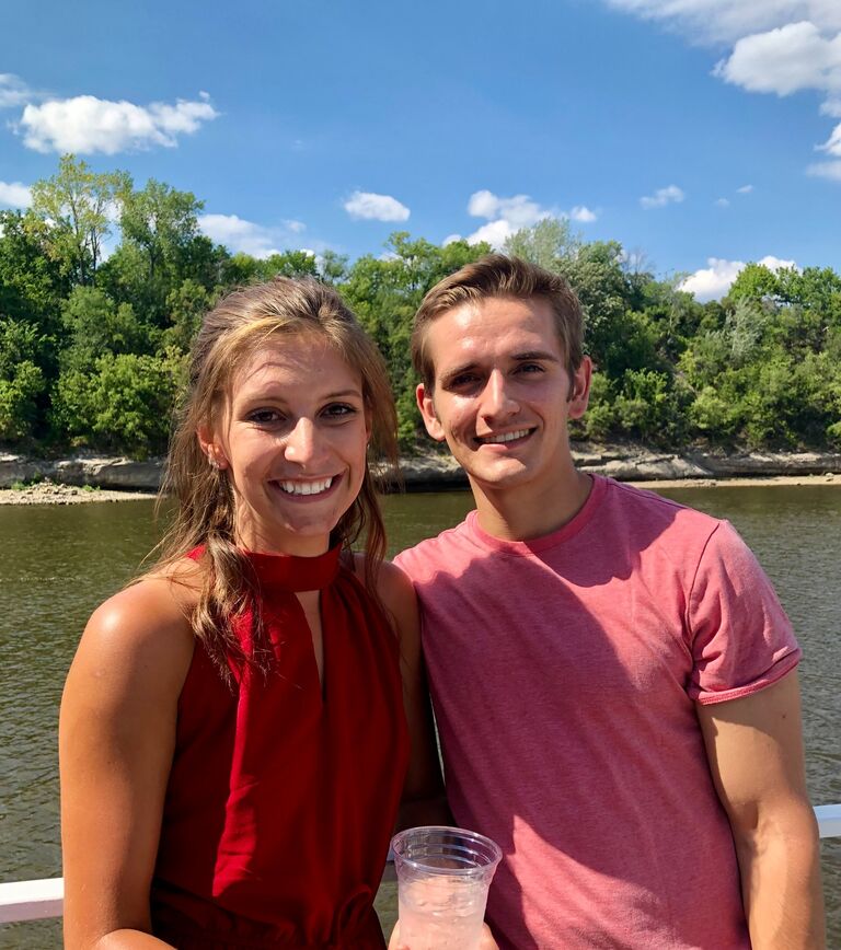 River cruise celebrating Tyler's grandmas birthday