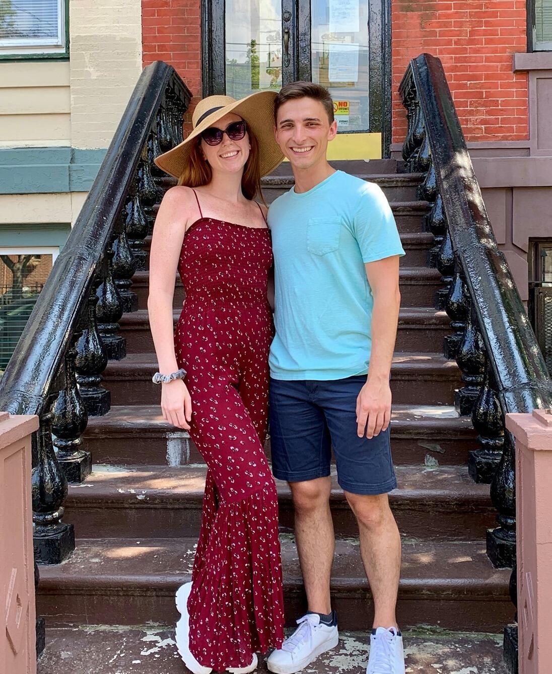 Our first apartment in Jersey City, NJ. 