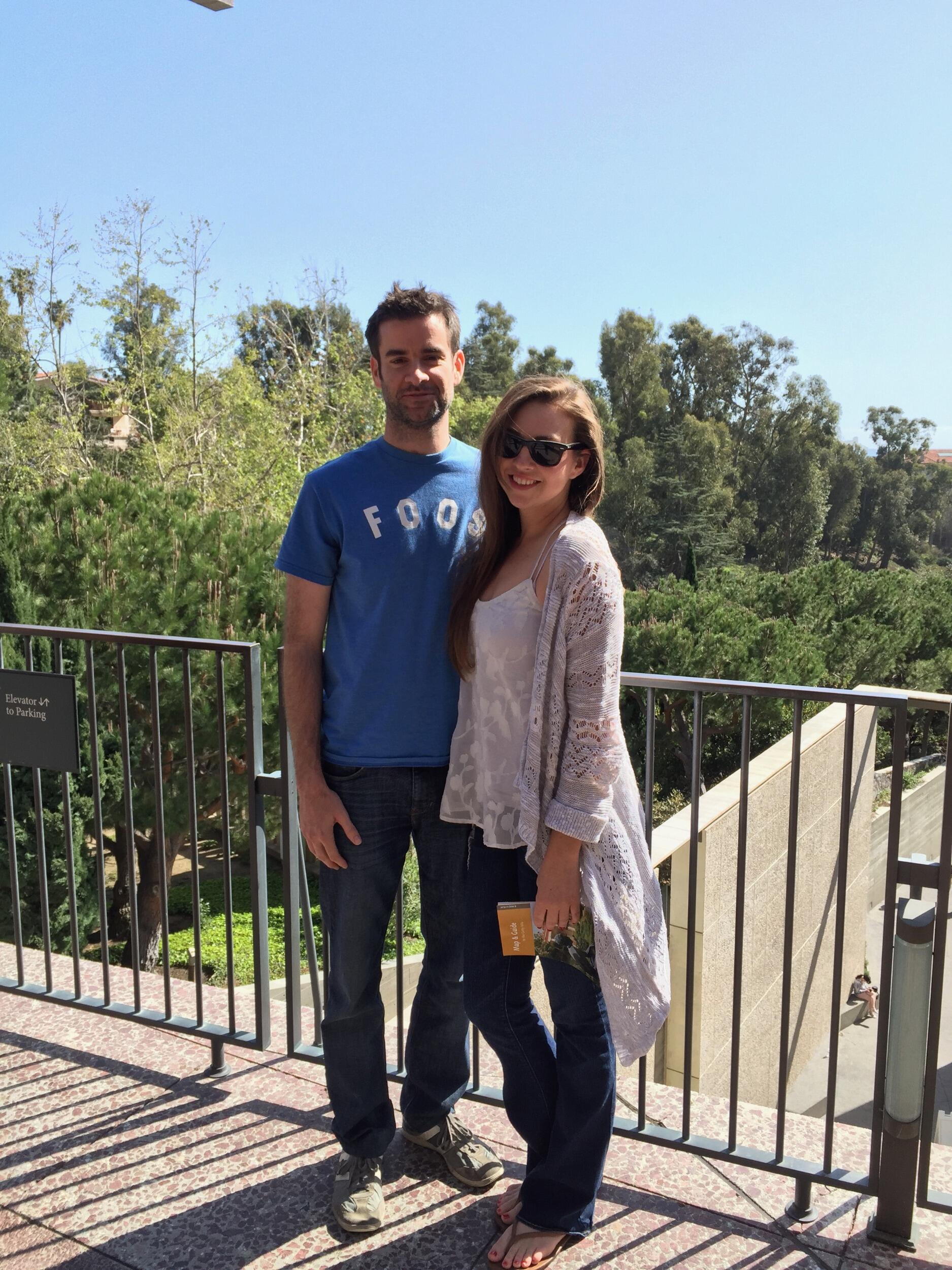 Our first photo together