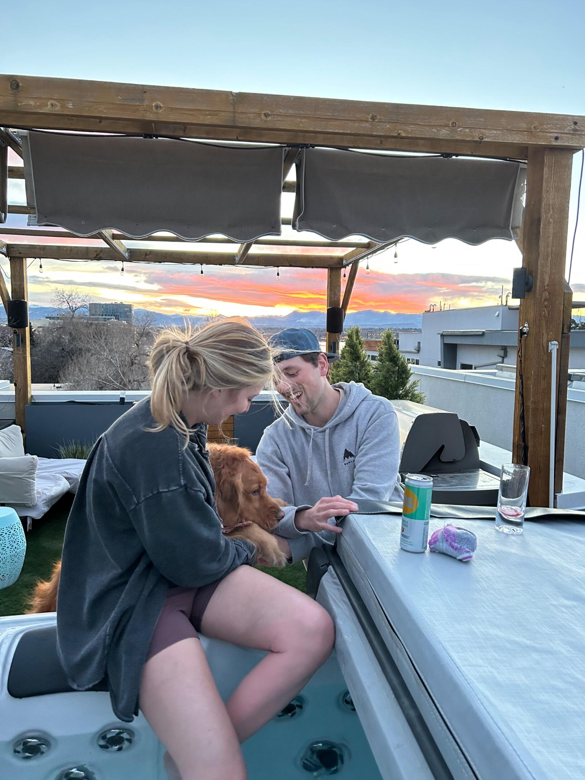 Kyle getting to know Sunny!