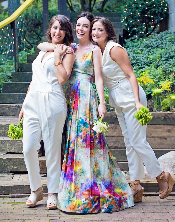 Bridesmaids in Jumpsuits by Rachel Zoe