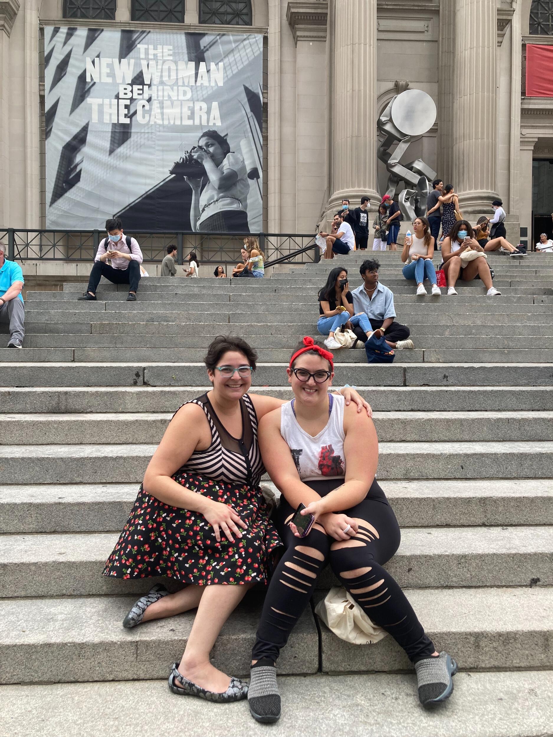 After Evan's wedding, Ada and Simone went to visit NYC. They both went to college in New York at the same time, within 10 blocks of each other, and did not meet until years later in Los Angeles