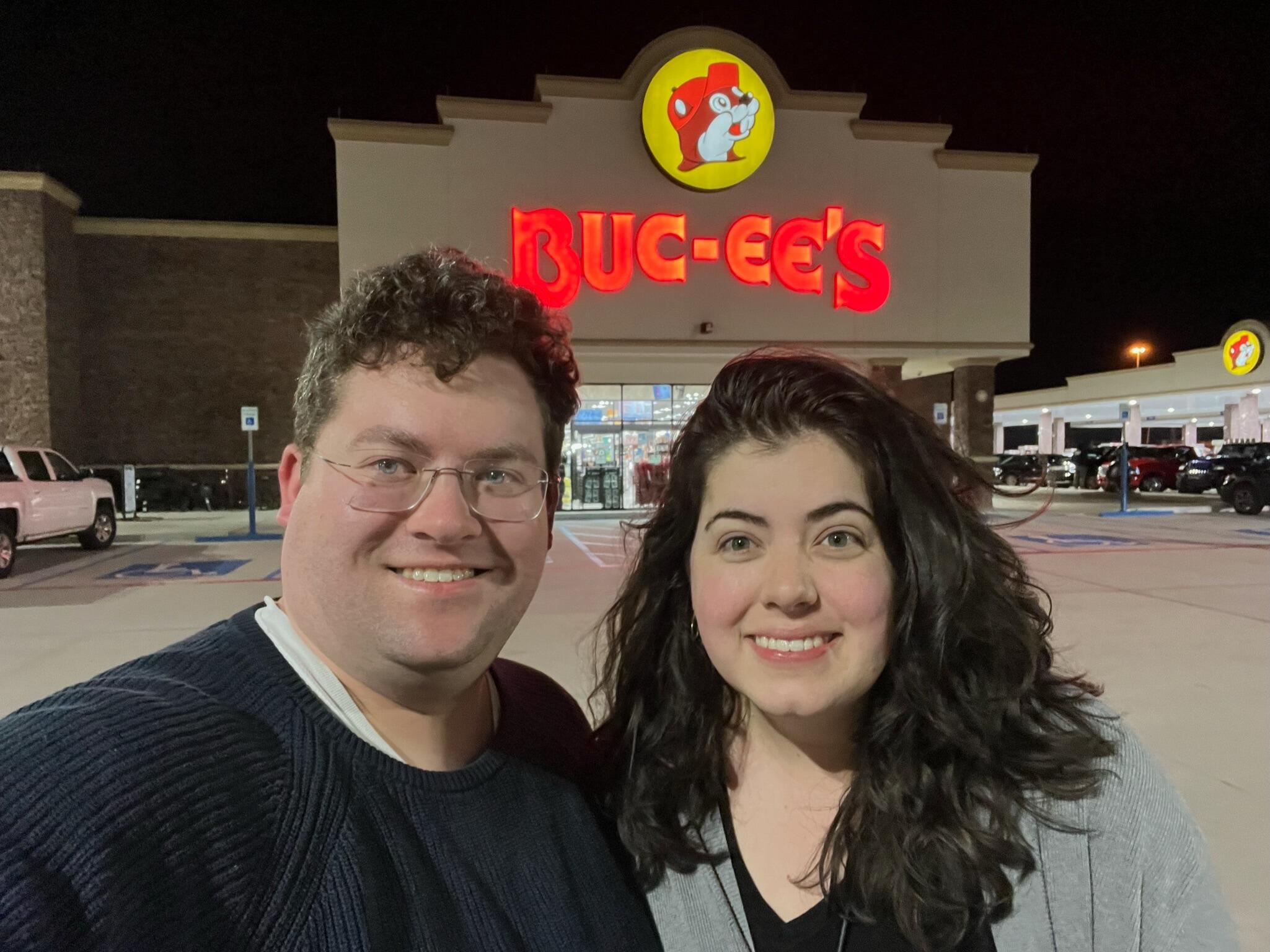 Our first trip to Buc-ee's together! 