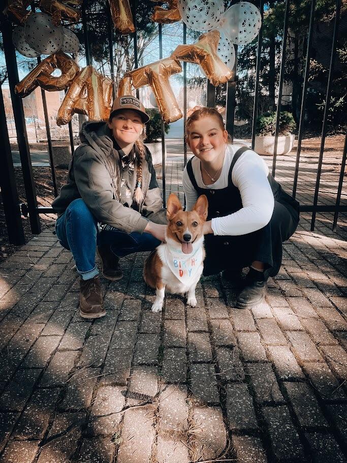 We threw Sammie the perfect Birthday "Pawty" with her apartment neighborhood friends for her THIRD birthday!!