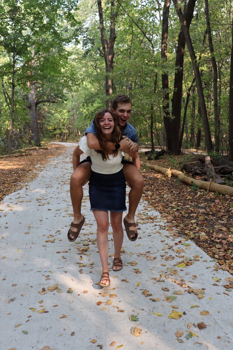 Another photo to represent our silly relationship!