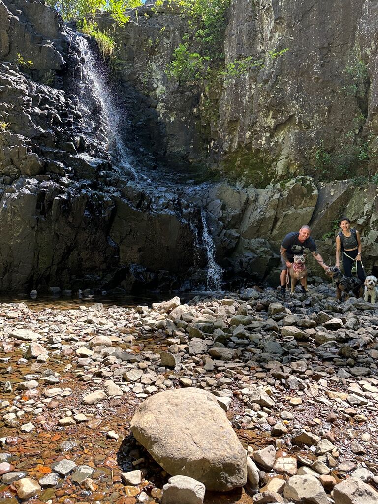 Waterfall Hikes at Helmlock Falls