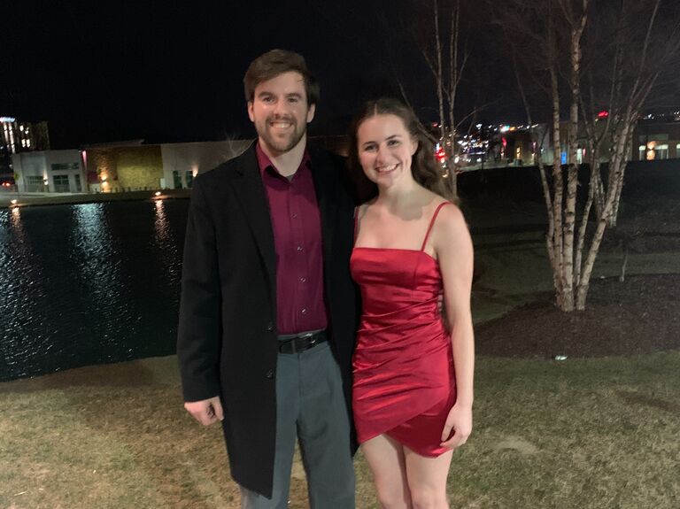 He was going to propose here but she was too cold and asking too many questions. 