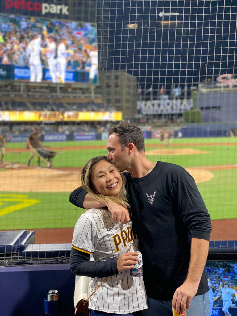 Front row at Petco