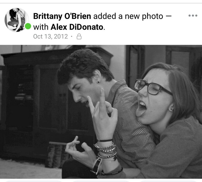 Alex's 21st birthday. We'd been dating for a few months.