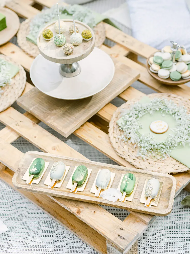 Cake pops engagement party dessert idea 