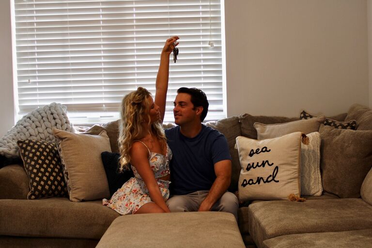 We move in together! A beautiful 2 bed 2 bath apartment in Naples Florida.