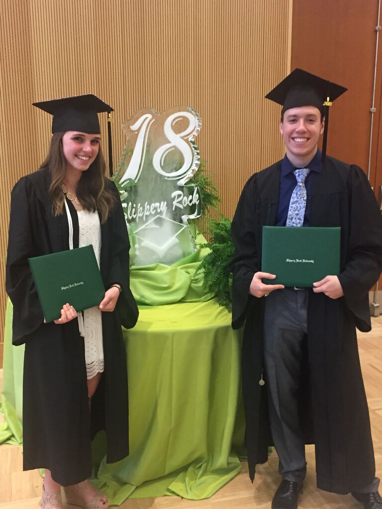 Graduated from Slippery Rock University Together