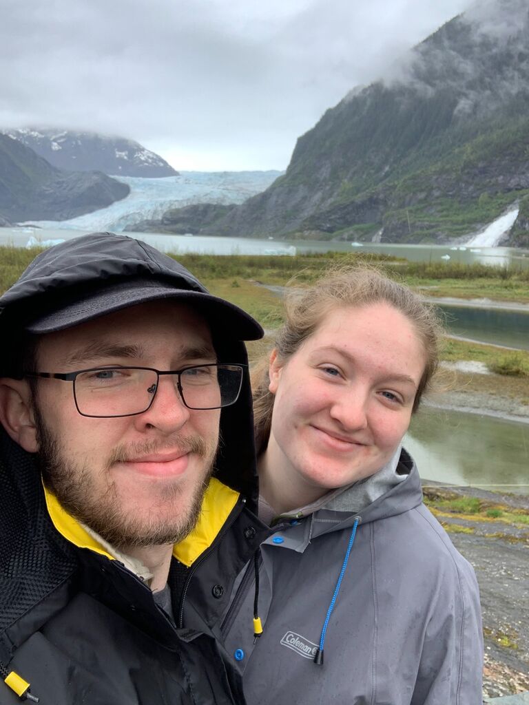 Celebrated our first anniversary in Alaska