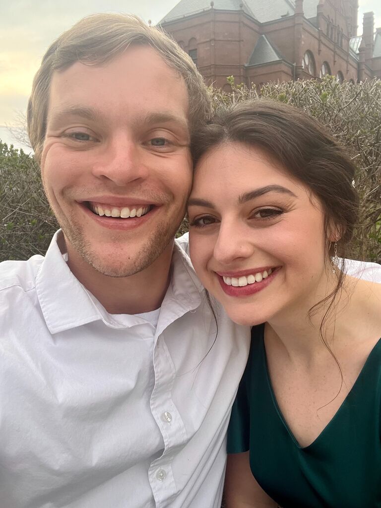 Ethan and Lauren at her first graduate recital.