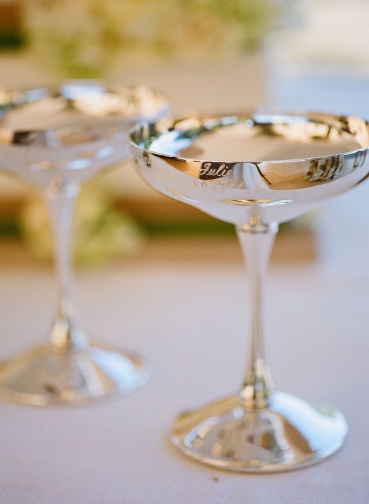 short champagne glasses