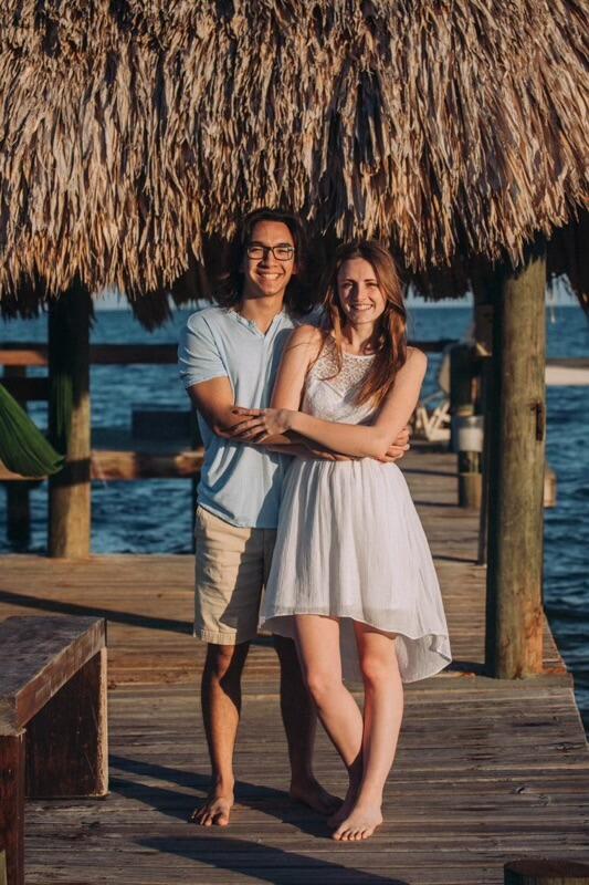 Another amazing New Years, and our first time out of the country together! To start the year off, we went on a family trip with Katie's side to Placencia, Belize. This was such an amazing experience for us. We did everything, from snorkeling at a coral reef to exploring the ATM cave with Mayan skeletons and relics!