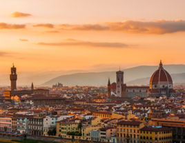 Skyline view of Florence with Duomo