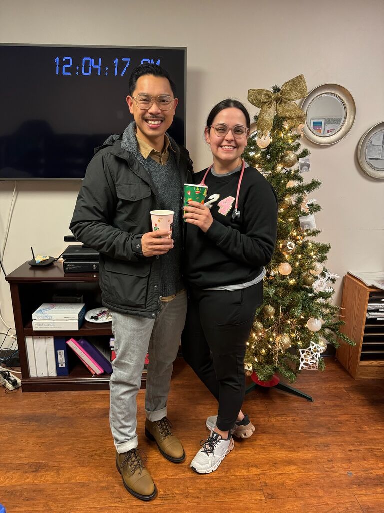 New Year's Eve (when you're engaged to a pediatric resident).