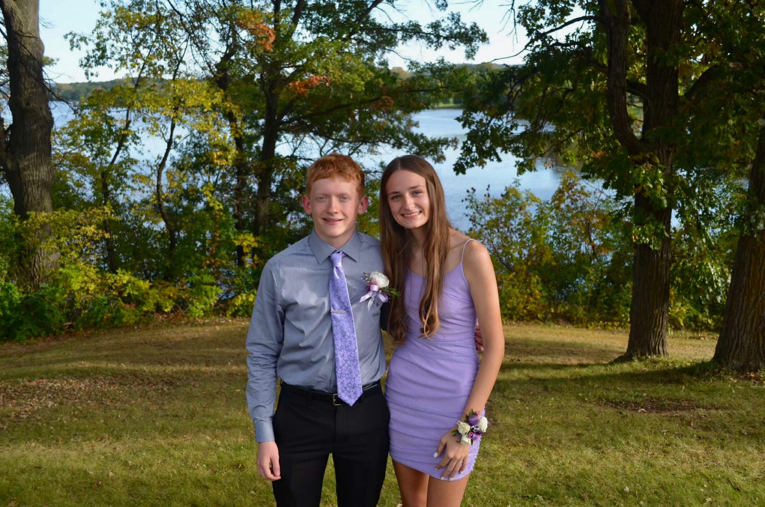 our homecoming, together (senior year) 