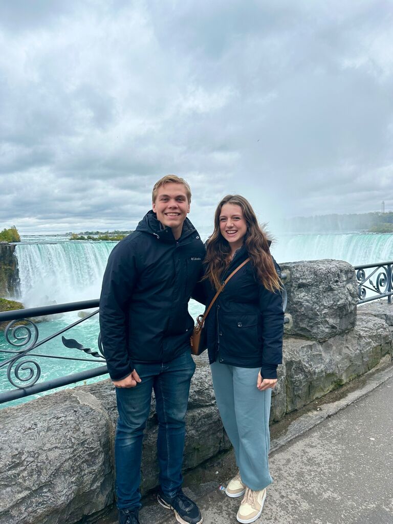 On Canadian side of Niagara Falls 