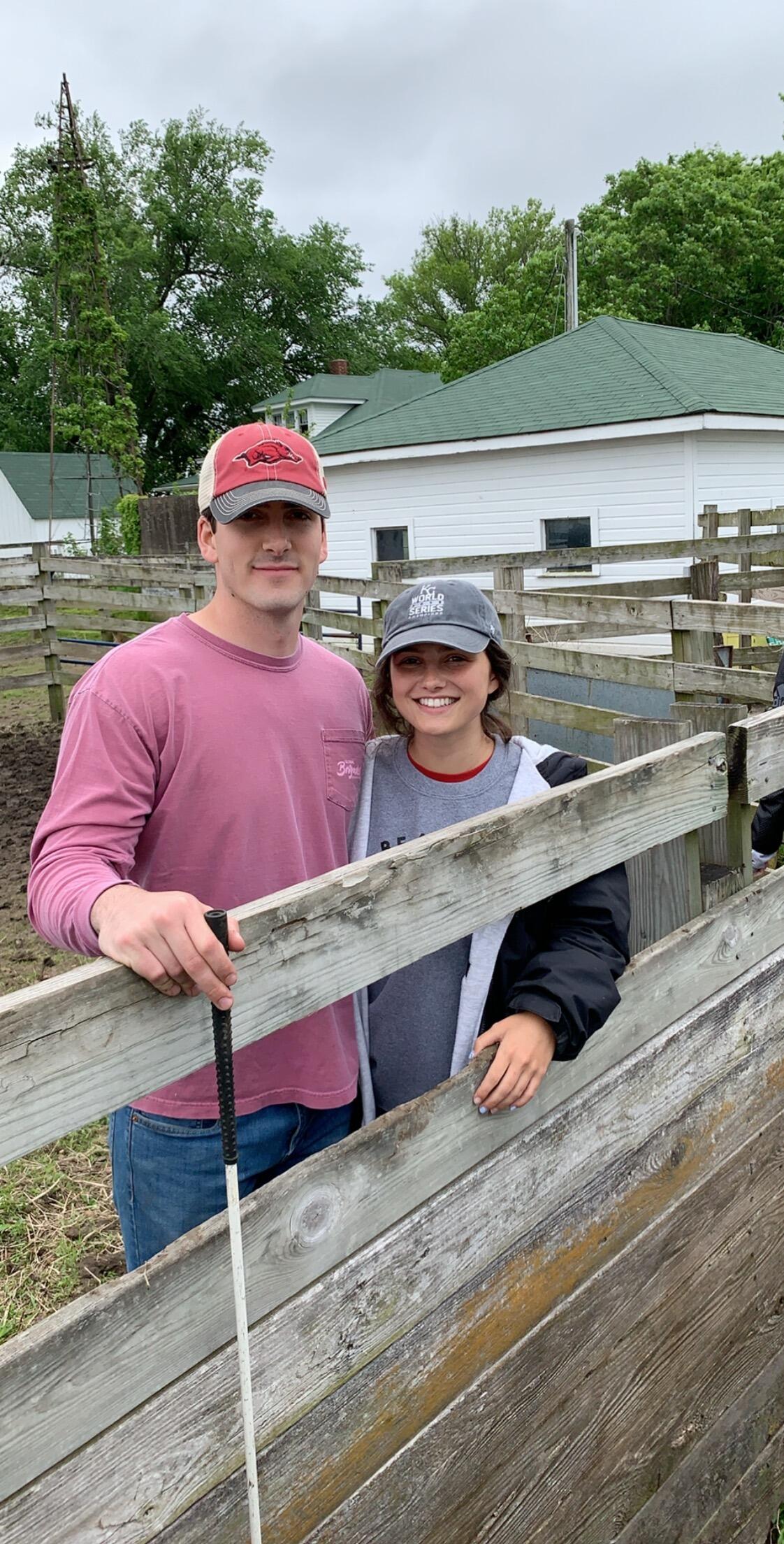 Jayce attended his first Cattle Day at the Haug's.