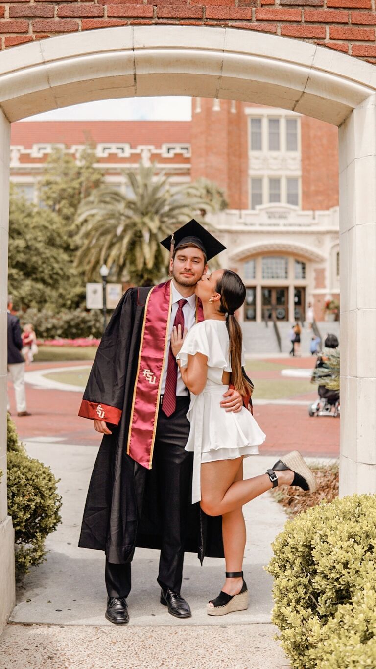 Between 2019 & 2020, we both graduated from FSU with our dream degrees. Due to some crazy circumstances (aka COVID), we moved back to Miami with our families, thankfully continuing to live only 5 minutes away from each other. We always knew Miami was where we wanted to end up together and continue our relationship in. 