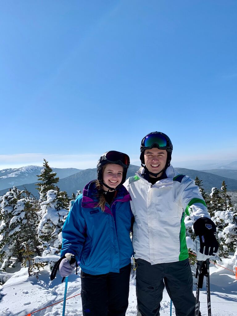 Taking another senior year study break with a mid-winter ski trip to Sugarloaf