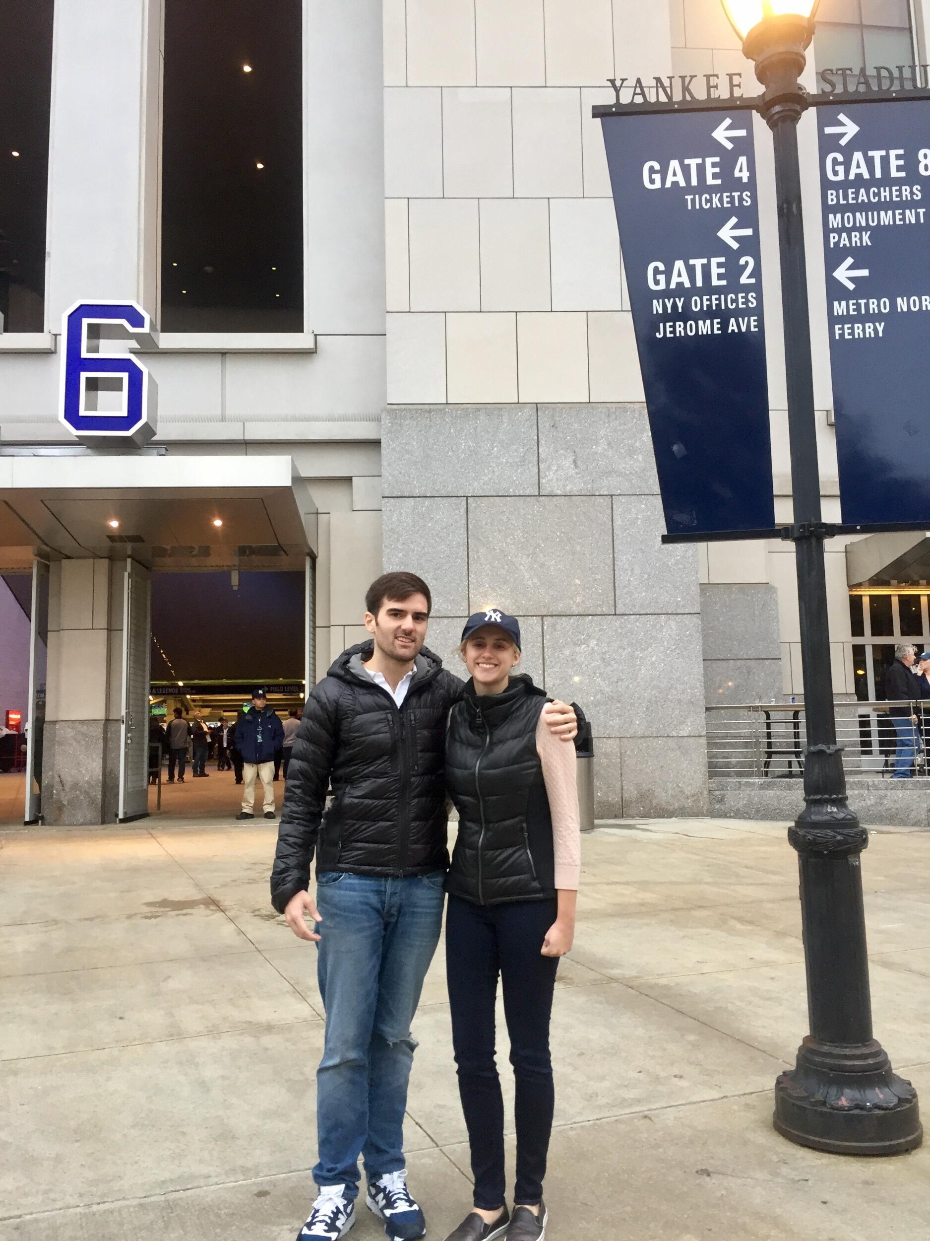 On the 3rd date, Tom took Alex to a baseball game after he found out she also liked the Yankees