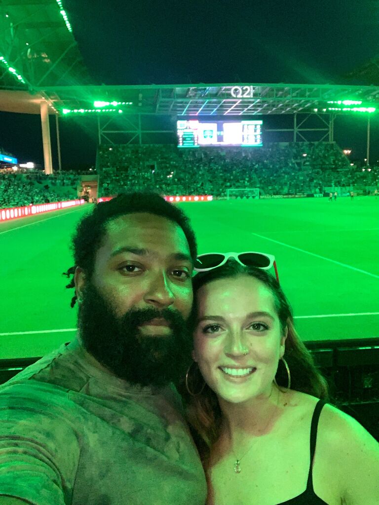 Our first major league soccer game. GO AUSTIC FC.