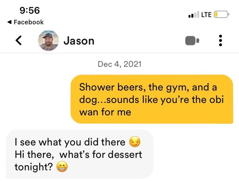 The pick up line that started it all...