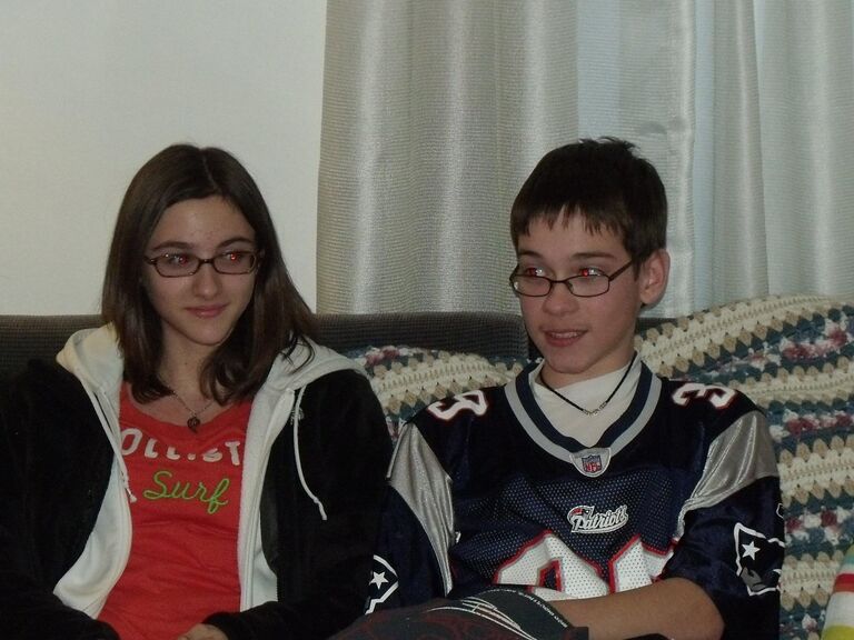 Emily & Justin start dating and their first picture together is from Justin’s house while watching a Pats game