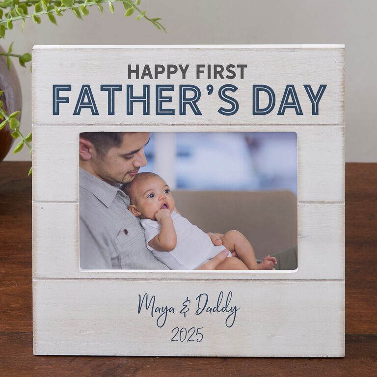 Happy first father's day photo frame