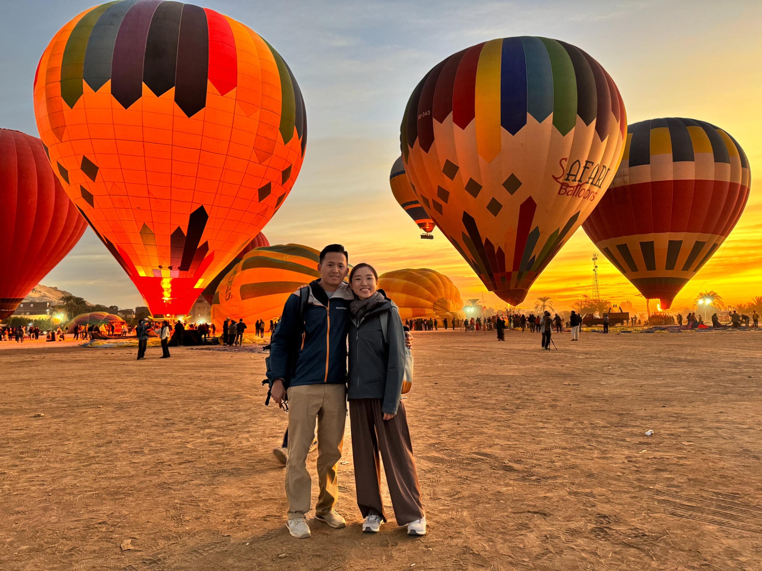 Another hot air balloon trip in Egypt 🇪🇬