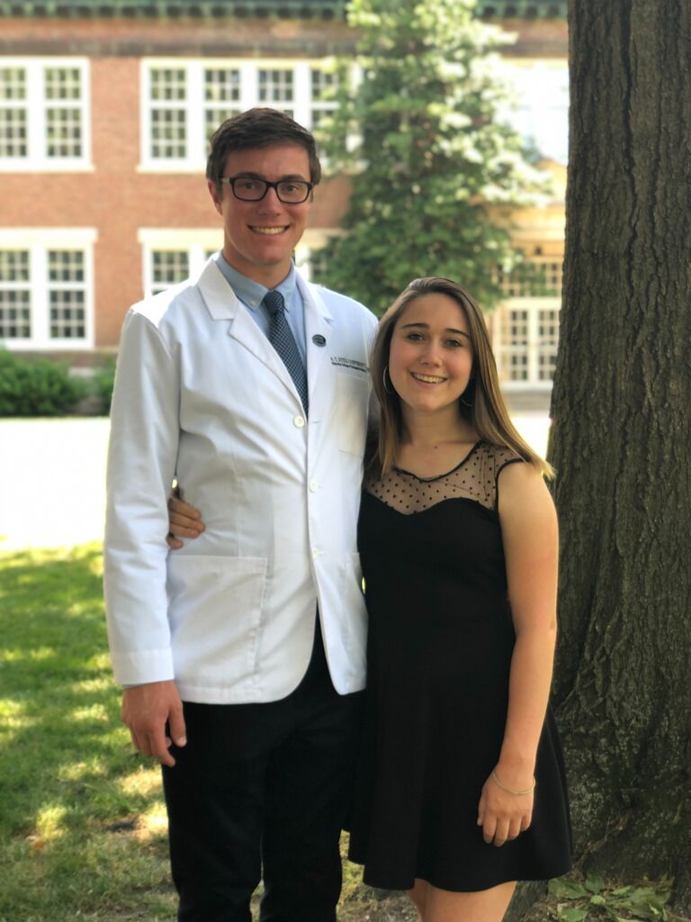 Andy's white coat ceremony in Kirksville, MO- officially kicking off his time as a med student and this new chapter of our lives.