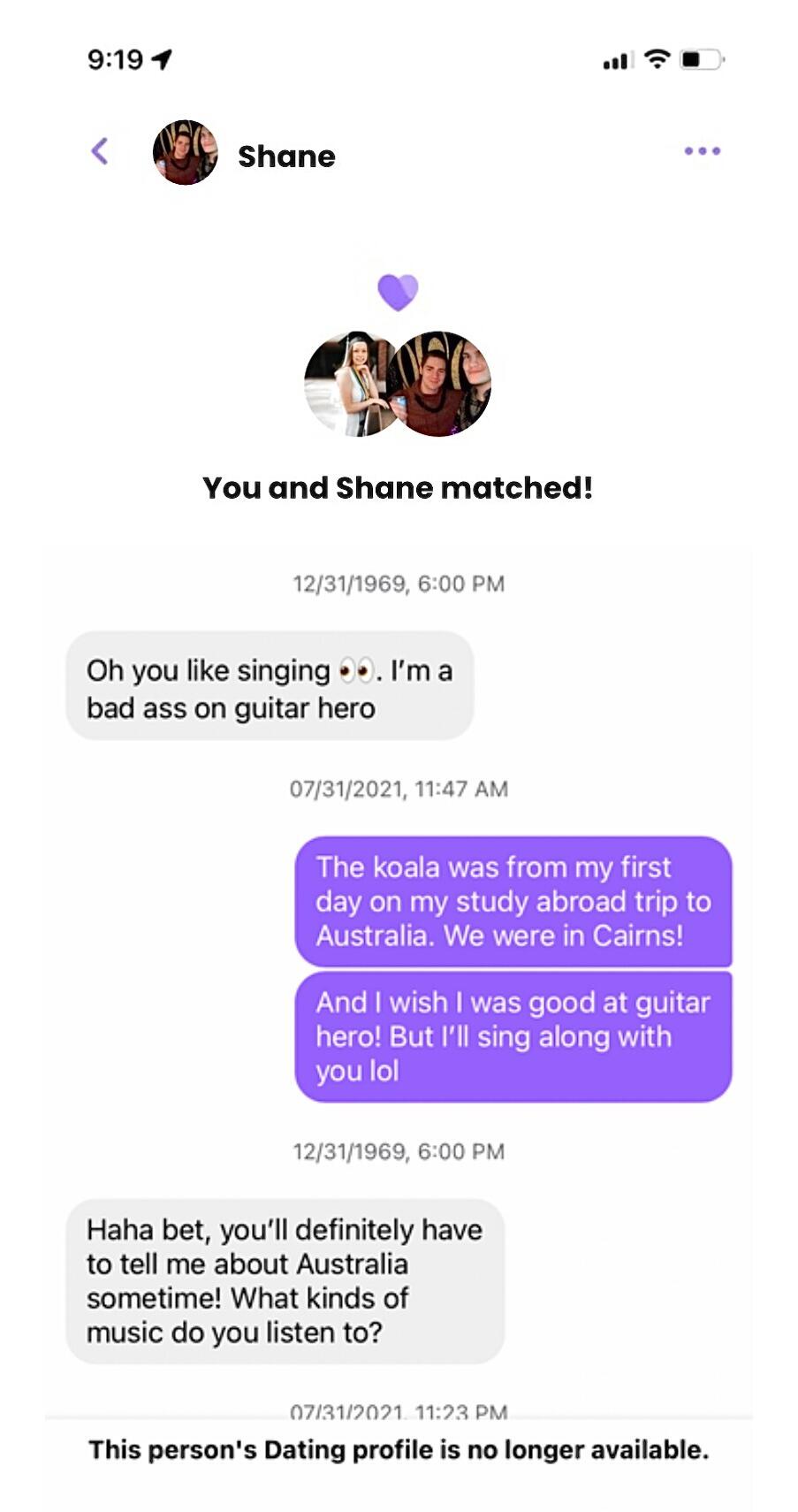 We matched!