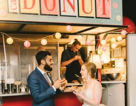 Food truck wedding catering